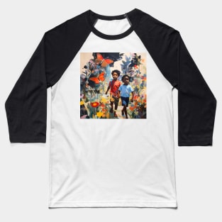 Romare´s Brown Boy Joy Baseball T-Shirt